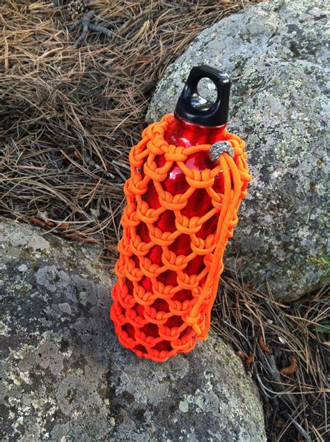 Stylish Diy Paracord Bottle Holder Ideas Paracord Bottle Holders