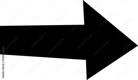 vector black arrow icon Stock Vector | Adobe Stock