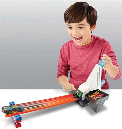 Hot Wheels Track Builder System Rapid Launcher 164 Track Set Mattel Toys ToyWiz