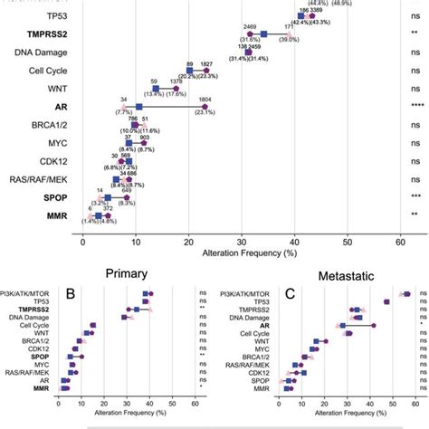 Pathway Alterations In Early Onset Prostate Cancer Frequency Of An