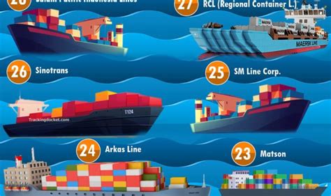 Biggest shipping companies in the world explained with an infographic | Tracking Docket