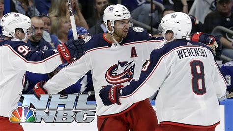 Nhl Stanley Cup Playoffs 2019 Blue Jackets Vs Lightning Game 1