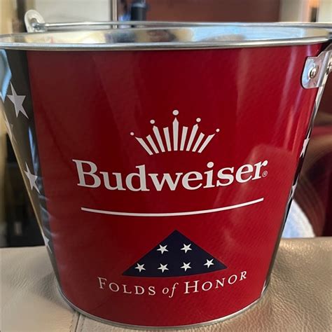 Budweiser Party Supplies Budweiser Red And Black Folds Of Honor