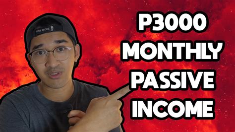 How I Generate P3 000 In Passive Income Per Month 2022 Dividends