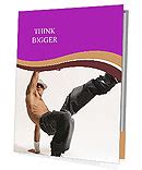 Dancer With Naked Torso Presentation Folder Design ID 0000066115 SmileTemplates