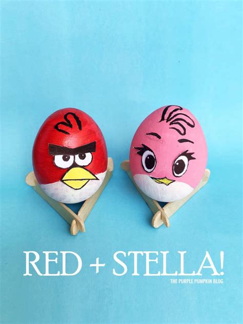 Angry Birds Easter Egg Craft + Free Printable