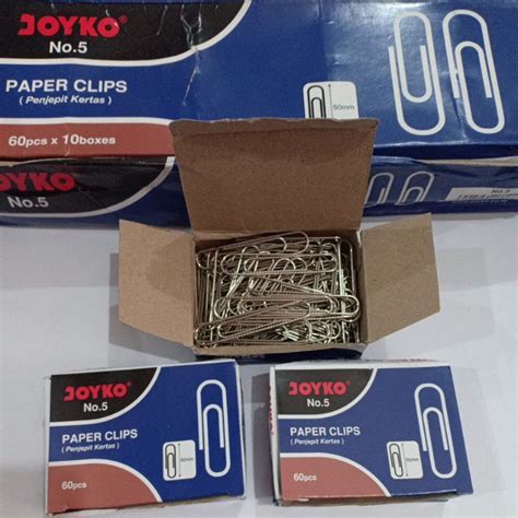 Jual Paperclips Joyko No Paperclip Besar Paperclip Joyko Trigonal