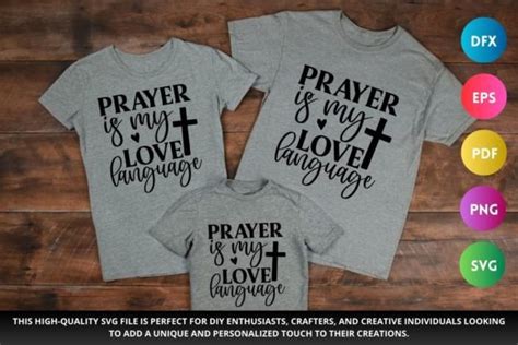 Prayer is My Love SVG | Christian SVG Graphic by beautyattitude.designs ...