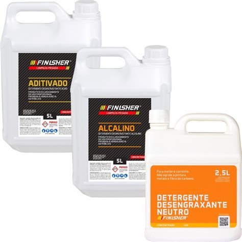 Alcalino Aditivado Detergente Desengraxante Finisher Parcelamento