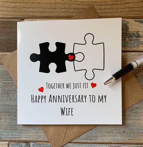 Diy Anniversary Cards For Parents Happy Anniversary Wife Homemade