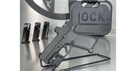 Glock G43x 43x W Trijicon Rmrcc Red Dot And Surefire Xsc Light For Sale