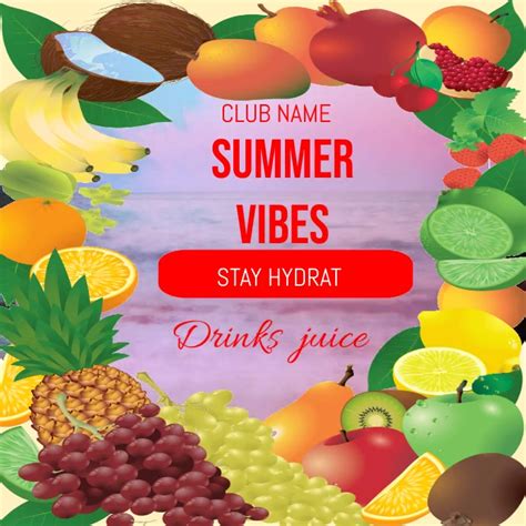 Summer Beach Party Instagram Template Postermywall