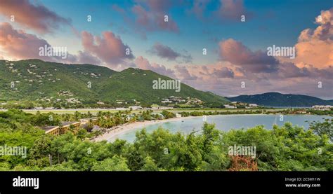 Cove Beach on Tropical Island Stock Photo - Alamy