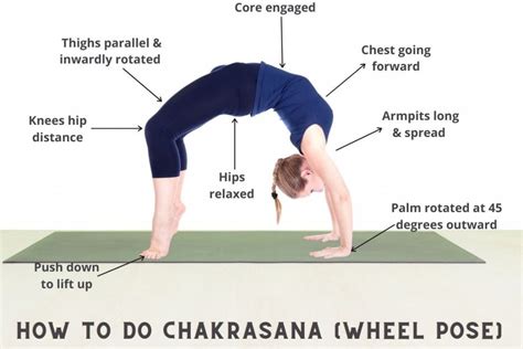 Chakrasana (Wheel Pose): How to Do (Steps) & Benefits – Fitsri Yoga