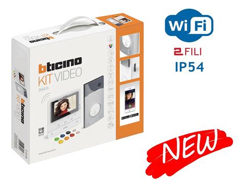 Kit Videocitofono Bticino Classe X E Wifi Fili Monofamiliare