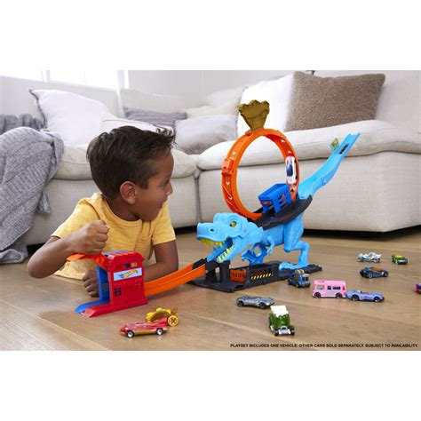 Hot Wheels City T Rex Chomp Down