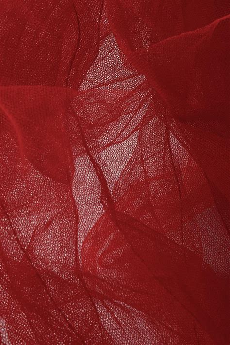 Red Sexy Hot Drilling Mesh Strapless Mesh Dress Dresses DRESSES