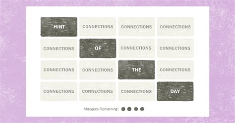NYT Connections Hints and Answer for August 4, Puzzle #785