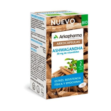 Arkocapsulas Ashwagandha Bio Capsulas