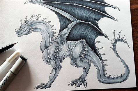 How To Draw Detailed Dragons Trackreply4