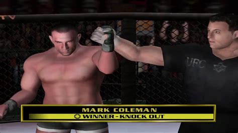 UFC Throwdown Mark Coleman Gameplay YouTube