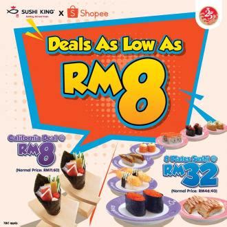 Sushi King Awesome Deals Promotion As Low As RM8 On Shopee