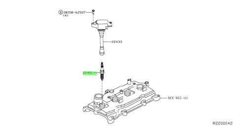 Buy Genuine Nissan 224011KC1C (22401-1KC1C) Plug-Spark. Prices, fast ...