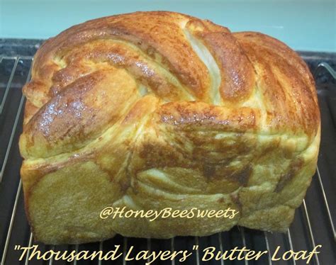 Honey Bee Sweets: "Thousand Layer" Butter Bread Loaf (奶油千層吐司))