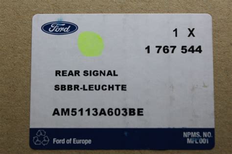 R Ckleuchte Links Innen Ford C Max Kfz Teileprofi