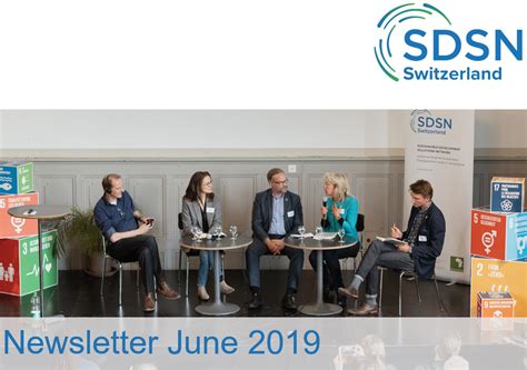 Newsletter June 2019 Sdsn Schweiz