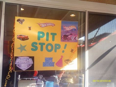 Hot Wheel Themed Birthday Party Poster