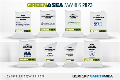 The winners of 2023 GREEN4SEA Awards announced - SAFETY4SEA