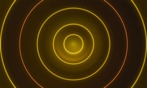 Premium Photo | Yellow light circle background