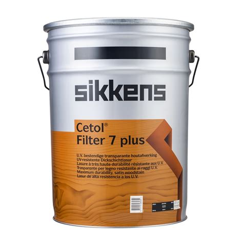 Sikkens Cetol Filter 7 Plus 20L Ebony Timber Stain Bunnings Warehouse