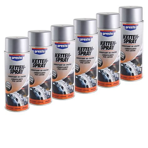 PRESTO 6x 400ml Kettenspray