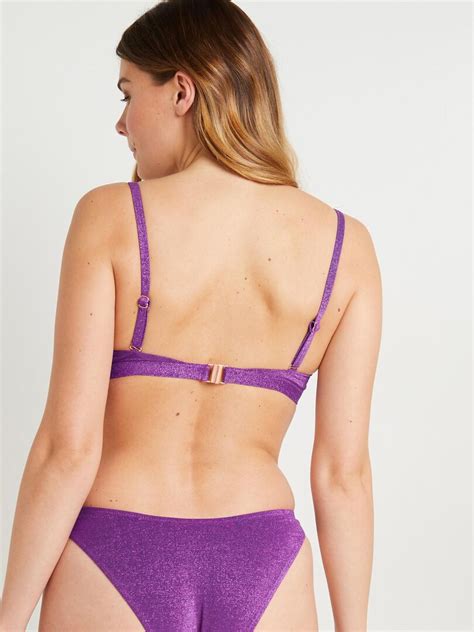 Maillot De Bain Brassiere Moorea RougeGorge Lingerie Violet Kiabi