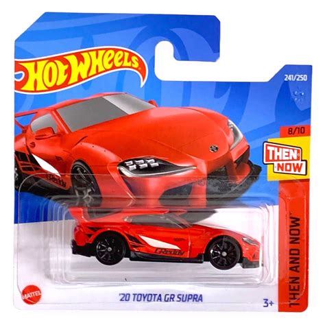 Miniatura Carro Hot Wheels 20 Toyota GR Supra THEN AND NOW 8 10