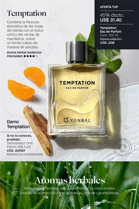 Temptation Eau De Parfum For Men By Yanbal Ubicaciondepersonas Cdmx