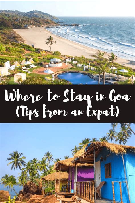 The Beach With Text Overlaying Where To Stay In Goa Tips From An Expert