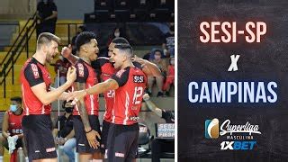 Jogo 3 Sesi SP X Campinas MELHORES MOMENTOS Superliga 1XBET