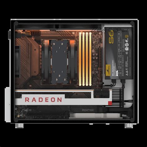 Чехол для компьютера ZZAW C2 Plus с поддержкой материнской платы MATX ...