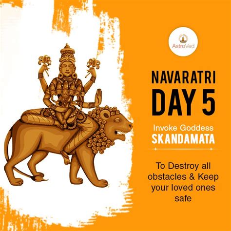 Goddess Skandamata Devi Skandamatafifth Day Of Navaratri Navratri