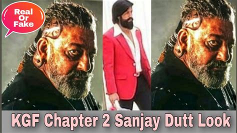 Kgf Chapter 2 Sanjay Dutt S First Look Real Or Fanmade Full