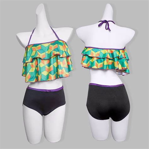 Demon Slayer Bikini Swimsuit Anime Bathing Suit Women S Bikini Sets Swimsuit Summer Beach Sexy