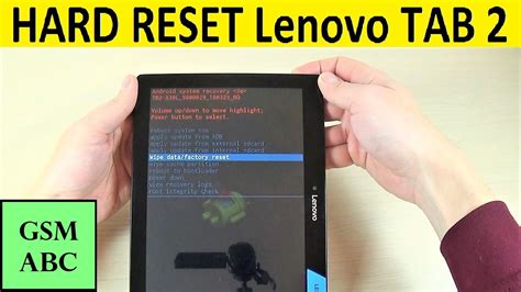 Hard Reset Lenovo Tab 2 A10 30 How To Tips And Tricks Youtube