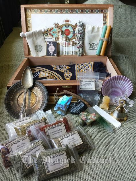 Goddess Witches Box, Wiccan Altar Kit, Traveling Altar, Ritual Tools ...