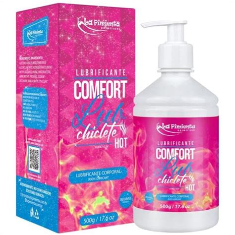 Gel Lubrificante Íntimo Comfort Lub Hot Aquece Chiclete La Pimienta 500g Lubrificante Íntimo