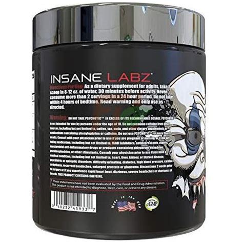 Insane Labz Psychotic Test - Купить предтреник Психотик Тест (30 порций ...