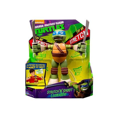 Figura Stretch N Shout Teenage Mutant Ninja Turtles Leonardo Walmart