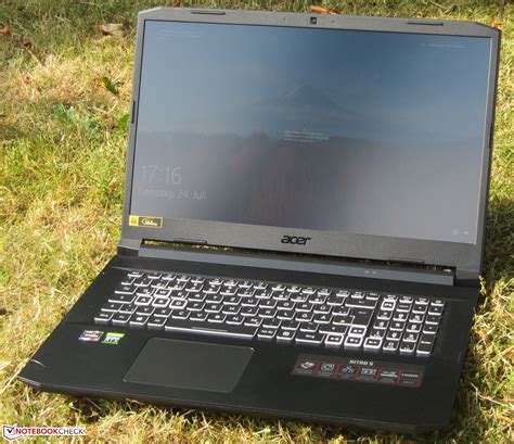 Обзор ноутбука Acer Nitro 5 AN517-41 - notebookcheck-ru.com Обзоры